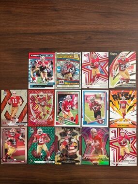 NFL San Francisco 49ers football trading cards